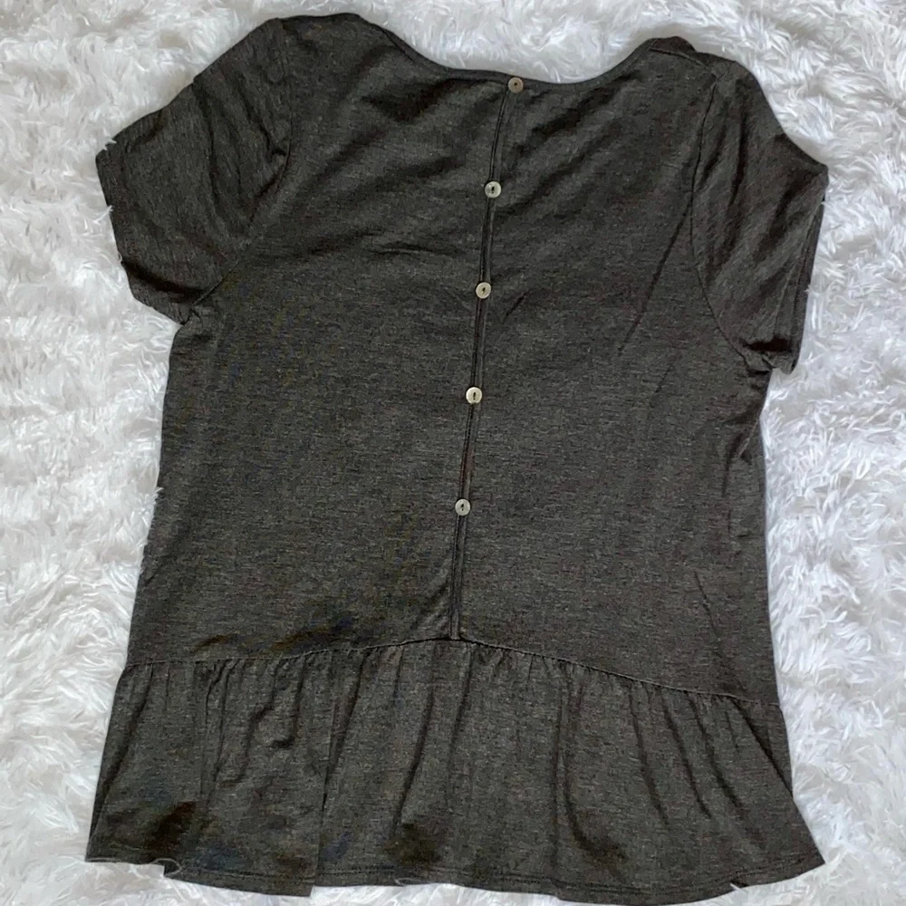 Lace pocket baby doll top - Picture 2 of 2
